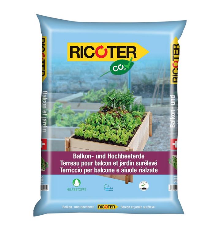 Ricoter Balkon- Hochbeeterde 30 Liter