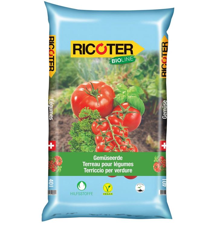 Ricoter Gemüseerde BioLine 40 Liter